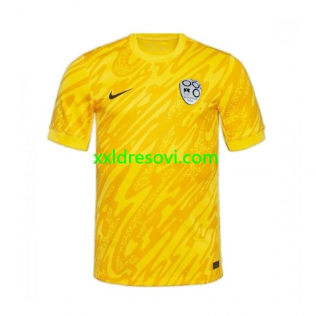 Slovenija Golmanski Domaći Nogometni Dres Euro 2024